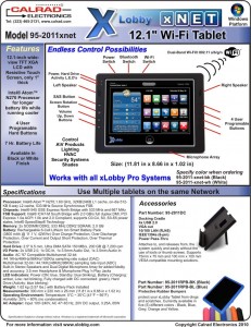 xLobby 95-2011xNet Tablet Brochure