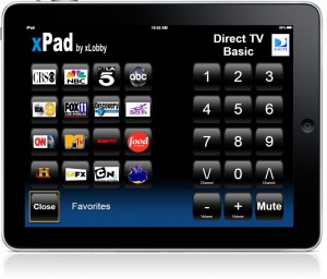 IPAD xPad Direct TV Basic Screen